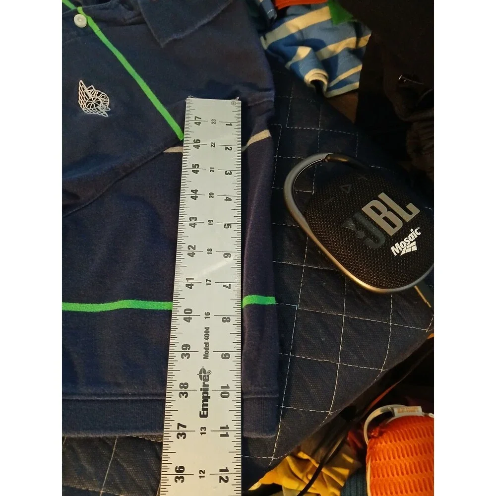 Vintage Air Jordan Striped Polo Shirt - Size XL